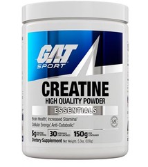 GAT Sport Creatine Powder Unflavored 30 Servings 5.3 oz (150 g) Supplement