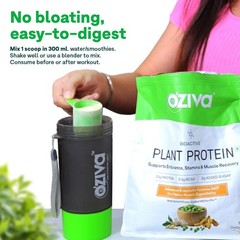 OZiva Bioactive Plant Protein,5.5 BCAA| Pea Isolate| Plant based Protein Powder