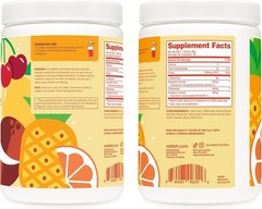 Tropical Punch L-Glutamine Powder, 50 Servings – GMP Certified Quality
