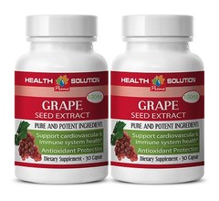 Great weight loss pills – Grape Seed Extract – fat burner 2 Bottles 60 Capsules