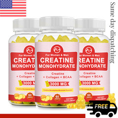 Creatine Monohydrate Gummies for Men & Women Muscle Power & Endurance Boosts