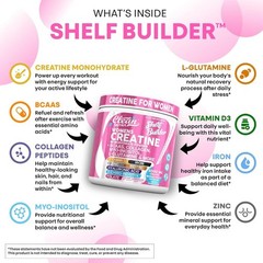 Clean Nutra Creatine for Women with BCAA Collagen & Crucial Vitamins Premium