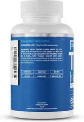 Essential Elements T-Hero Men’s Health Supplement Muscle Support, Boost Energy