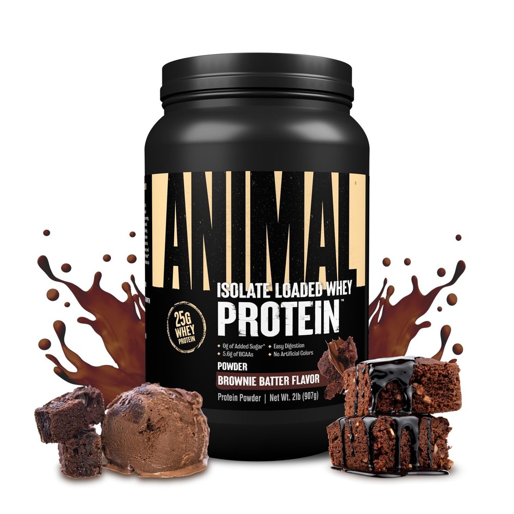 Animal Whey Isolate Protein Powder – Loaded for Pre & Post Workout Muscle Builde