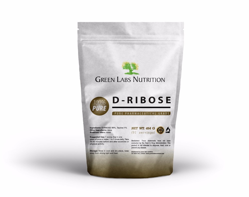D-RIBOSE POWDER 454g Adds Energy, Reduces Chronic Fatigue, Increases Efficiency