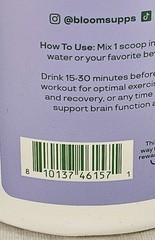 Bloom Nutrition Creatine Monohydrate Powder Raspberry Lemon 40 Servings – NEW