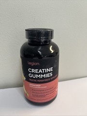 Legion Creatine Monohydrate Gummies Lemon Drop 5000mg 30 Servings Exp 12/2026