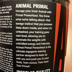 Animal Primal Pre-workout 17.9 oz Universal Nutrition (Choose Flavor) 17.9oz
