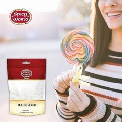 Malic Acid Powder 1.75 LB (28Oz) – Food Grade, Crystals, Tart Flavor – 1 Pack Ea