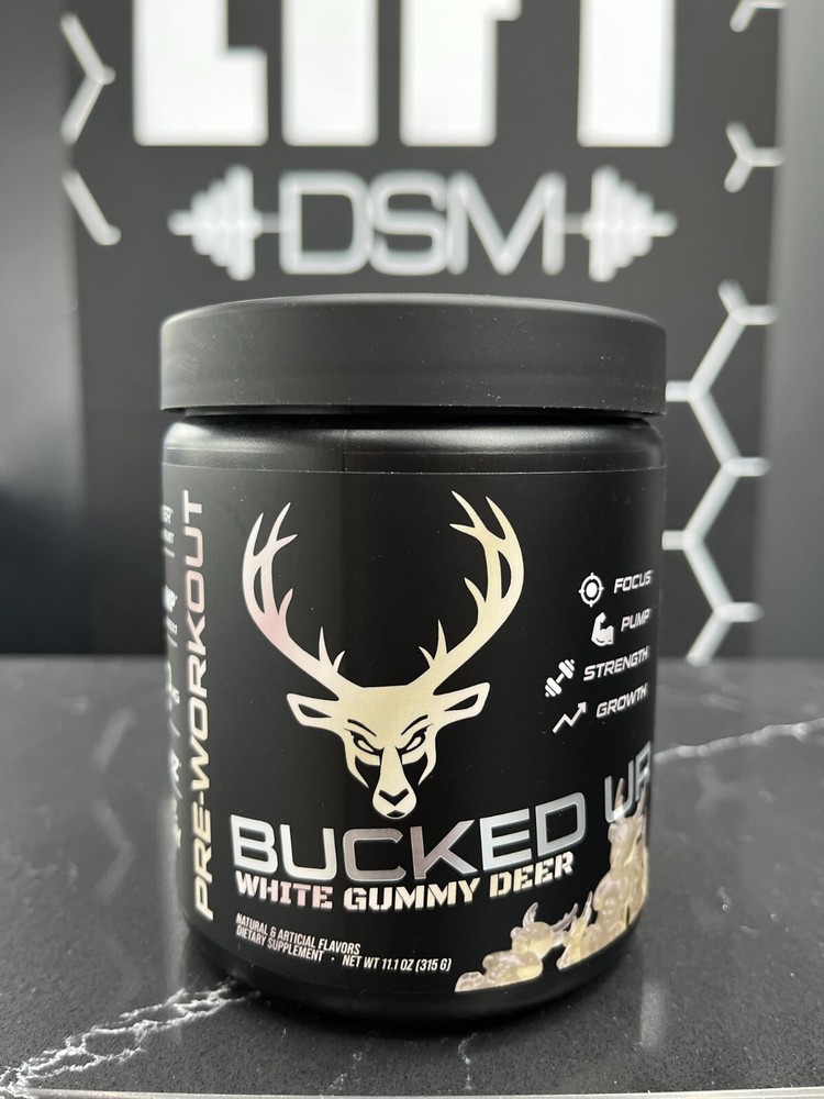 BUCKED UP PRE-WORKOUT White Gummy Deer Flavored Preworkout