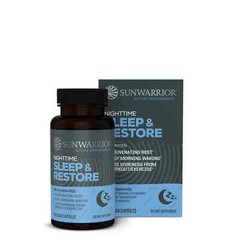 Sunwarrior Active Performance Nighttime Sleep & Restore – 60 Vegan Capsules