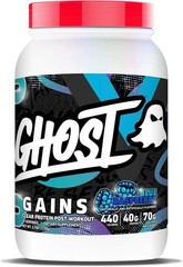 Ghost Clear Gains Mass Gainer Protein Powder 20 Servings Blue Raspberry