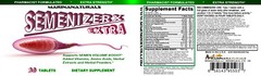 SEMENIZERX EXTRA – Loads Volumizer. Testosterone Booster.