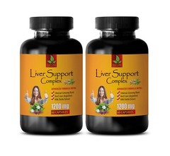 liver detox – LIVER SUPPORT COMPLEX – sport supplements – 2 Bottles 120 Capsules