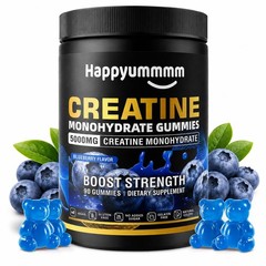Creatine Monohydrate Gummies, NSF Certified, 5g Dose for Men & Women to Suppo…