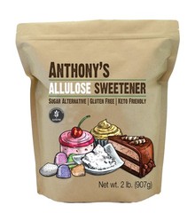 Anthony’s Allulose Sweetener, 2 lb, Batch Tested Gluten 32 Ounce (Pack of 1)
