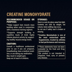 100% Pure Creatine Monohydrate Powder 200 Servings, Micronized Powder, Muscle Gr