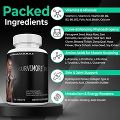 CURVIMORE® FiT Women Gym Supplement. Get Voluptuous, Muscled & Curvy Body Gains