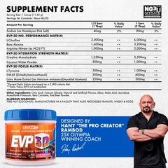 Evogen EVP 3D – Stim Free Pre Workout Powder for Men & 1 Pound (Pack of 1)