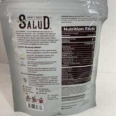 Salud Energy + Focus Vegan Drink Mix Powder Stick Packs 200mg 30 Sticks BUNDLE!