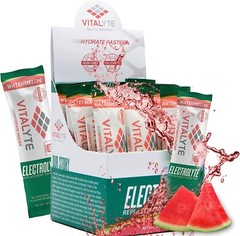 Vitalyte Electrolyte Powder Drink Mix Bundle, Pouch + Packets, Watermelon Flavor