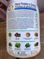 Genesis today Plant Protein & Greens Vegan Superfood – Vanilla Smoothie – 17.4oz