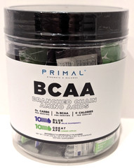 Primal BCAA Variety Pack, 7g BCAAs, 20 Packs, Blue Raz & Green Apple, Exp. 9/26