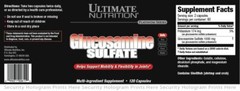 Ultimate Nutrition Glucosamine Sulfate Capsules