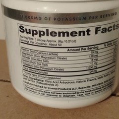 Adapted Nutrition Keto K1000 Raspberry Lemonade Electrolyte Powder 10.5oz