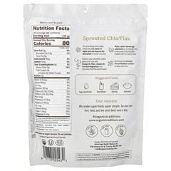 Sprouted Chia & Flax Seed Powder, 16 oz (454 g)