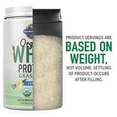 Garden of Life Grass Fed Whey Protein Powder Vanilla – 21g Protein for Women & M