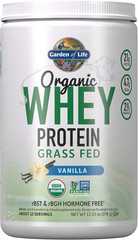 Garden of Life Grass Fed Whey Protein Powder Vanilla – 21G Protein for Women & M