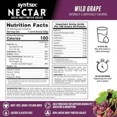 Syntrax Nectar 2lb Protein Powder – Wild Grape