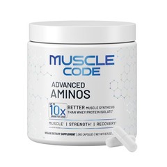Muscle Code Essential Amino Acid Capsules Synthesis & Repair Nautilus Strength