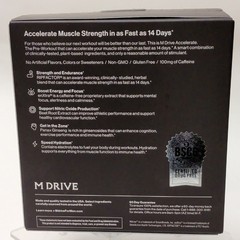 M Drive Accelerate Pre-Workout Mixed Berry 30 Stick Packs, Beet Root, Caffeine