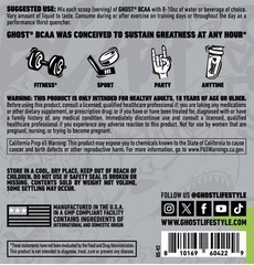 GHOST BCAA Powder Amino Acids 12.7 Ounce (Pack of 1), Welch’s Grape-cran