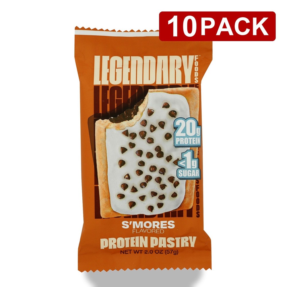 S’Mores Protein Pastry By Legendary Foods 2 Oz Snack 19G 10 Pack