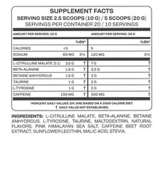 Nutriplus Pre-Workout Powder Tropical Mix 7.1 oz Endurance Energy