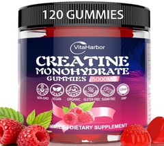 Creatine Monohydrate Gummies 5000mg for Men & Women, Organic Pure Creatine Gummi