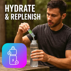 Electrolyte Drink Mix Hydration Packets: 1000Mg Sodium, Potassium & Magnesium Ci