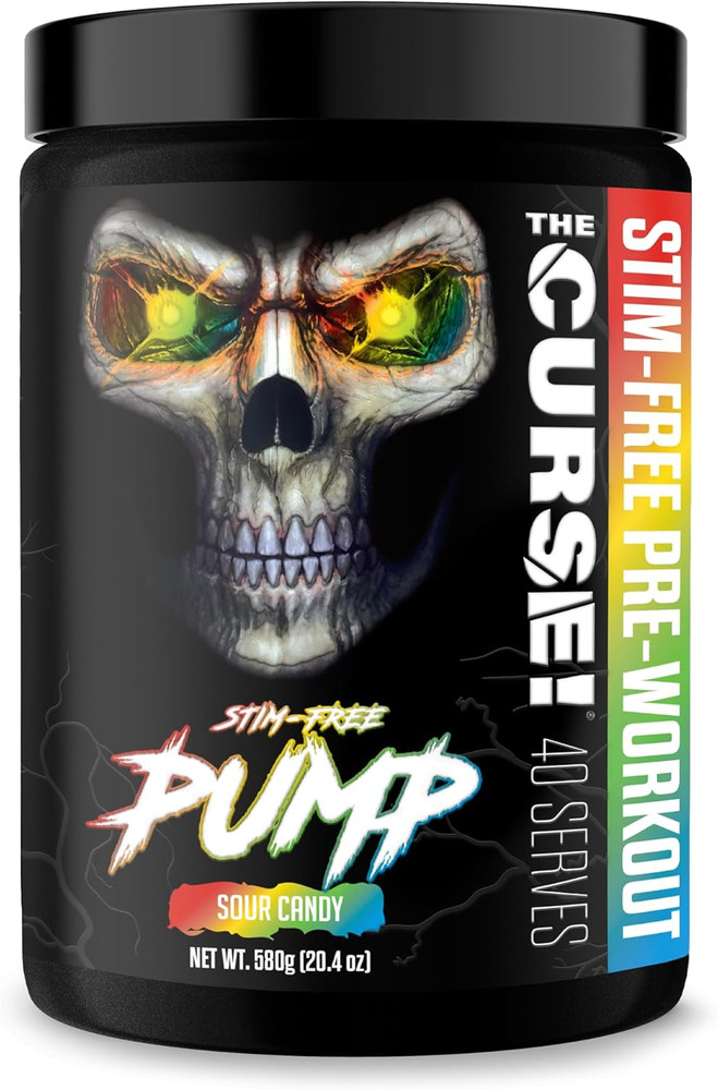 JNX SPORTS The Curse! Pump Pre Workout Powder – Stim-Free Pre Workout