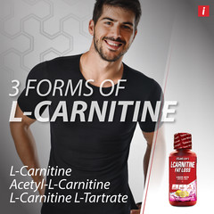 L-CARNITINE Fat Loss – Metabolism Activator – Pink Lemonade 1500mg / 24 Servings