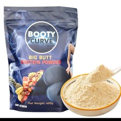Booty Curve Natura Max High Protein Powder 400g/500g Soy Aguaje Maca Muscle Gain