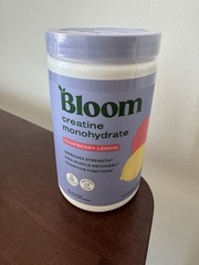 Bloom Nutrition Creatine Monohydrate Powder (40 Servings) – Supports Energy,