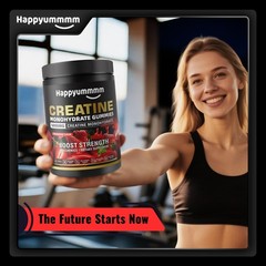Creatine Monohydrate Gummies, NSF Certified, 5g Dose for Men & Women to Suppo…
