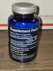 New & Sealed! BodyTech Creatine Monohydrate, 100 Capsules Exp 01/2028