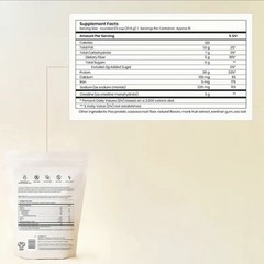 Perelel Triple-Support Protein Powder No Added Sugar Creamy Vanilla 19.9 oz