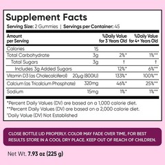 maxmedix Kids Calcium Gummies 320mg 90 Count – Bone Support