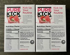 TWO Boxes of Pure Kick Hydrate Strawberry Watermelon Drink Mix Zero Sugar 6pk