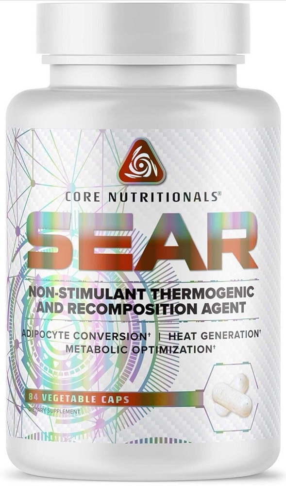 Core Nutritionals SEAR Non-Stimulant Thermogenic and Recomposition Agent 84 Caps